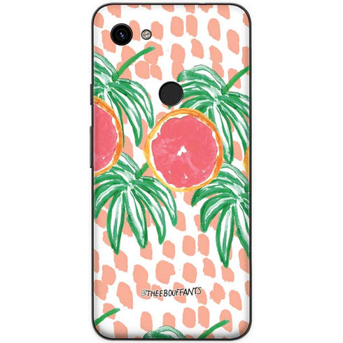 Bouffants and Broken Hearts Graphic Grapefruit Google Pixel 3a XL Skin